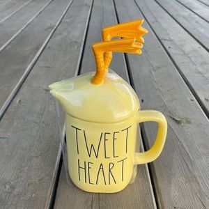 Rae Dunn Tweet Heart Mug and Lid
